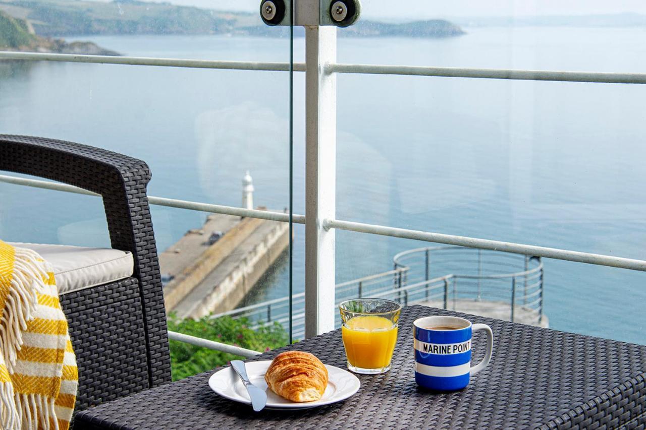Marine Point, Mevagissey - Sensational Cliff Top Views Of Harbour And Bay Екстер'єр фото