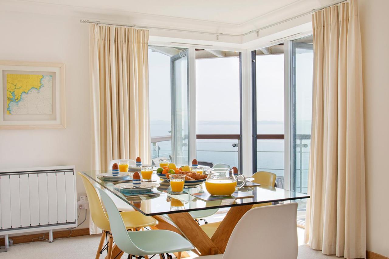 Marine Point, Mevagissey - Sensational Cliff Top Views Of Harbour And Bay Екстер'єр фото